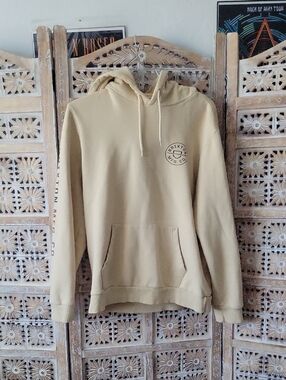 Brixton Tan Pullover Hoodie with Logo S